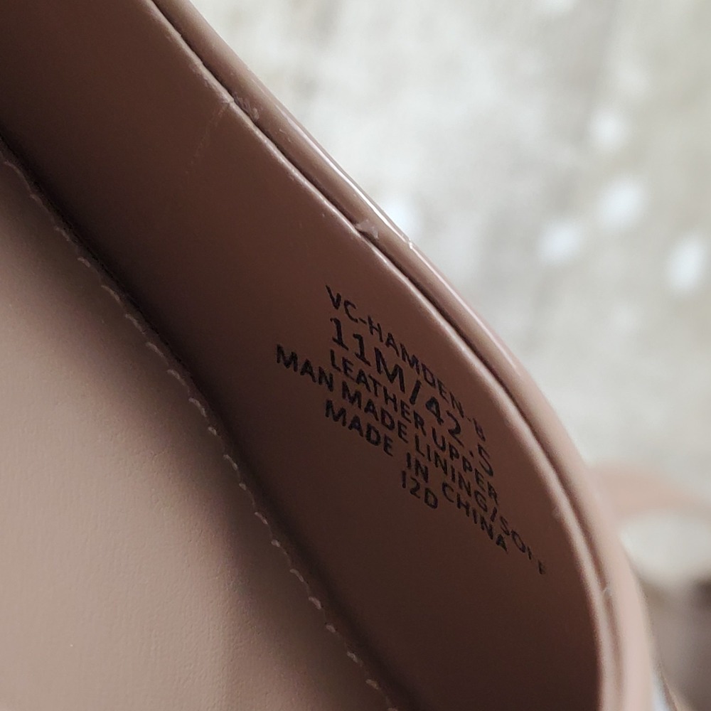 Vince Camuto Hamden Womens Pumps 11 M Brown Patent Leather Pointed Toe Slingback - Picture 5 of 12